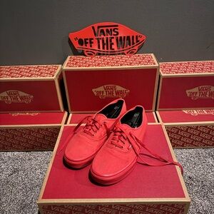 Vans men’s 10. All red